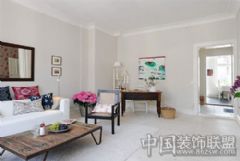 幸福女人的北歐公寓簡約客廳裝修圖片